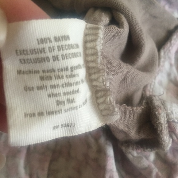 Decree cute top tube/ halter tan with floral - Picture 4 of 6